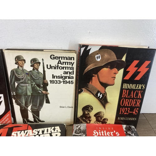 585 - A collection of WWII related German military books