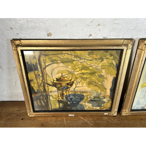 276 - Two gilt framed Anna Gasteiger prints - approx. 51cm x 61cm