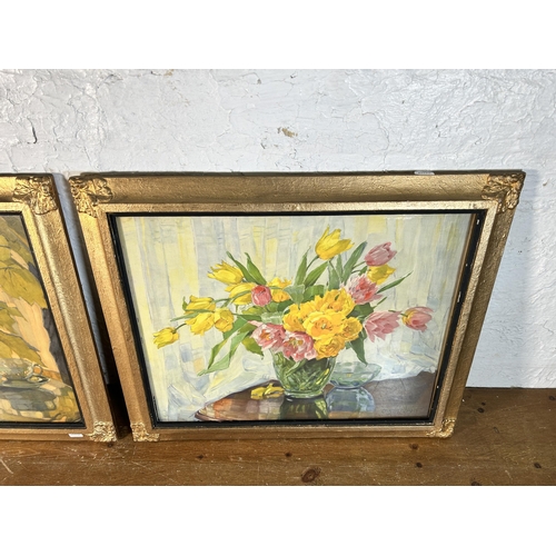 276 - Two gilt framed Anna Gasteiger prints - approx. 51cm x 61cm