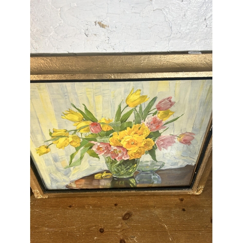 276 - Two gilt framed Anna Gasteiger prints - approx. 51cm x 61cm