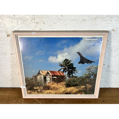 295 - A framed Eleanor Chandler signed limited edition 287 of 300 photograph - approx. 56cm high x 66cm wi... 