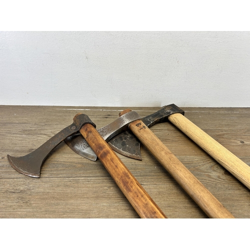 657 - Three Viking re-enactment axes