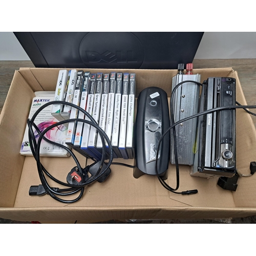 759 - A collection of items to include Bush Bush10Nou tablet, Samsung GT-P5110 tablet, Playstation 2 games... 