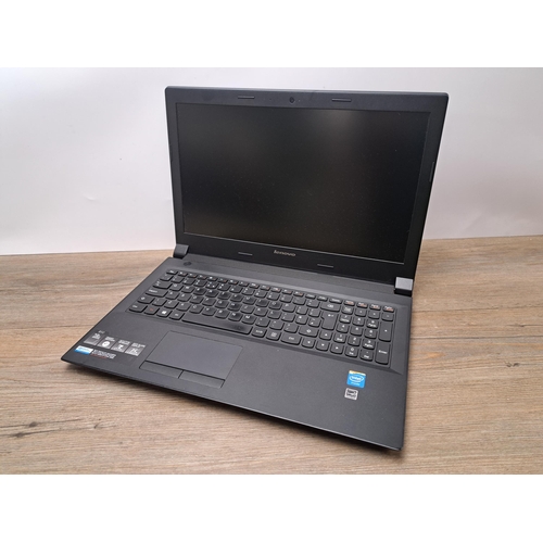 765 - A Lenovo B50-30 laptop with charger and carry bag