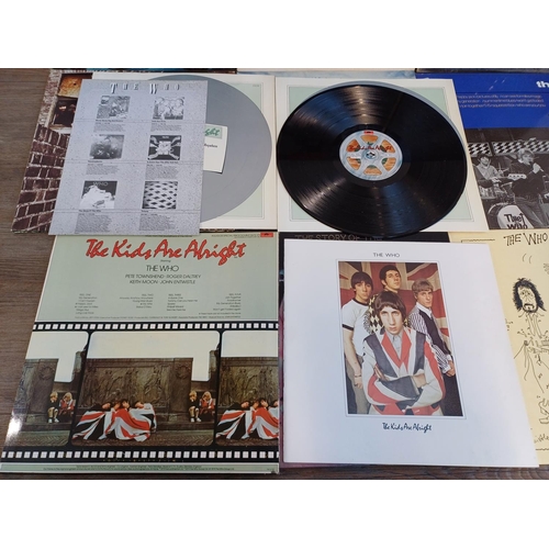 798 - Nine The Who LP vinyl records, 'Tommy' with insert, 'My Generation', 'Quadrophenia' with booklet, 'M... 