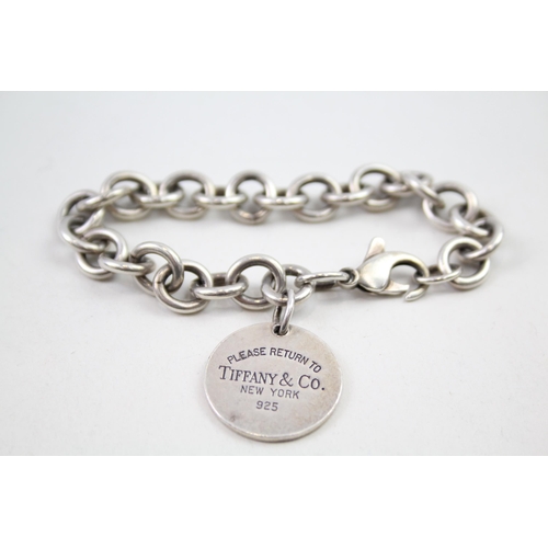 2126 - A Tiffany & Co. .925 silver bracelet - approx. gross weight 36g