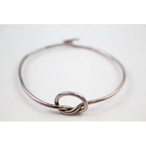 2128 - A Georg Jensen silver bangle - approx. gross weight 9g