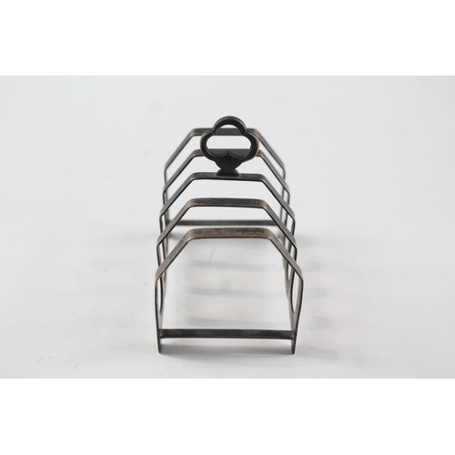 2199 - A Thomas Bishton hallmarked Birmingham sterling silver five bar toast rack - approx. gross weight 54... 