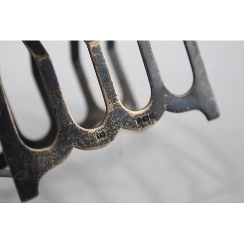 2199 - A Thomas Bishton hallmarked Birmingham sterling silver five bar toast rack - approx. gross weight 54... 