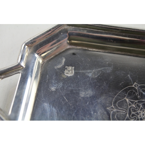 2234 - A Cooper Brothers & Sons hallmarked Sheffield sterling silver pin dish - approx. gross weight 50g