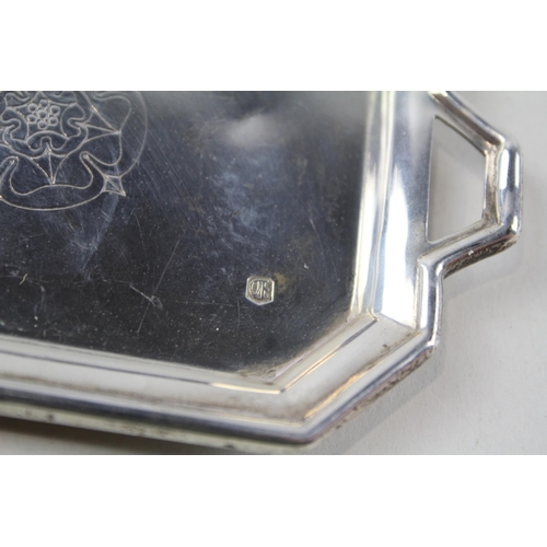 2234 - A Cooper Brothers & Sons hallmarked Sheffield sterling silver pin dish - approx. gross weight 50g