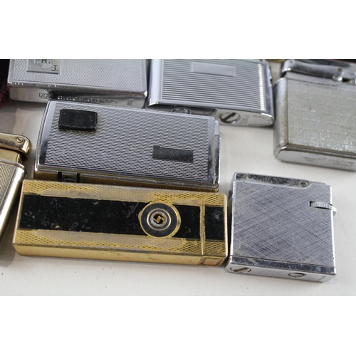 2328 - A collection of vintage cigarette lighters