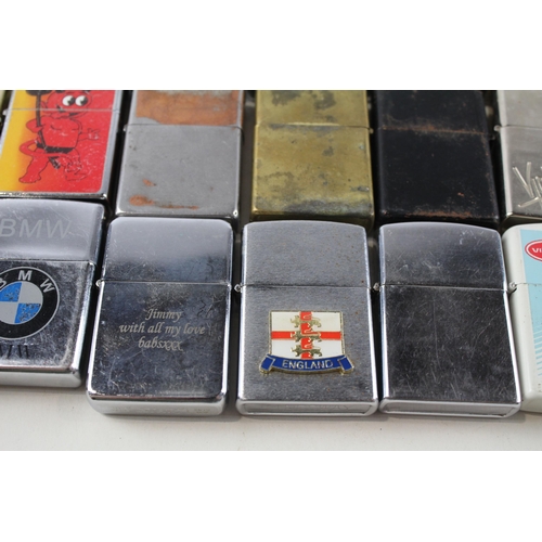 2329 - A collection of cigarette lighters to include Kingsway, Ronson, Star etc.