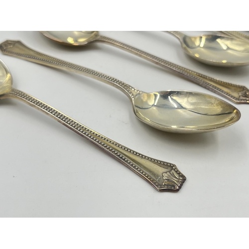 2188 - Six Wilmot Manufacturing Co. hallmarked Birmingham silver teaspoons - approx. gross weight 104g