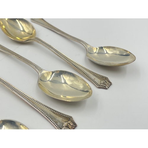 2188 - Six Wilmot Manufacturing Co. hallmarked Birmingham silver teaspoons - approx. gross weight 104g