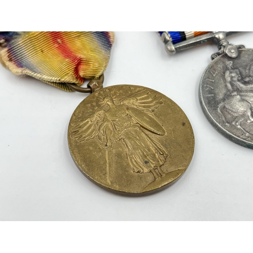 2284 - Two WWI medals, one US army Victory and one 1914-1918 British War