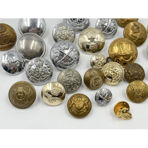 2298 - A collection of military buttons