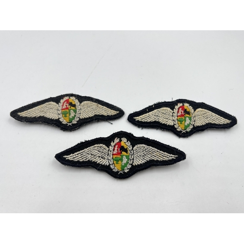 2303 - Three South African Air Force Pilot Wings