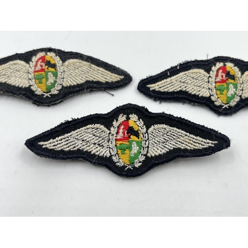 2303 - Three South African Air Force Pilot Wings