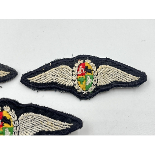 2303 - Three South African Air Force Pilot Wings