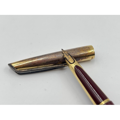 2335 - Ten writing instruments to include Conway Stewart fountain pen with 14ct gold nib, Parker fountain p... 