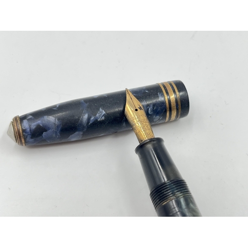 2335 - Ten writing instruments to include Conway Stewart fountain pen with 14ct gold nib, Parker fountain p... 