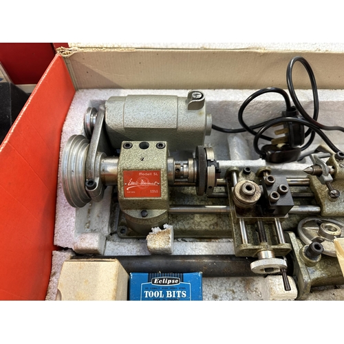 904 - A boxed Emco-Unimat modell SL 240v lathe