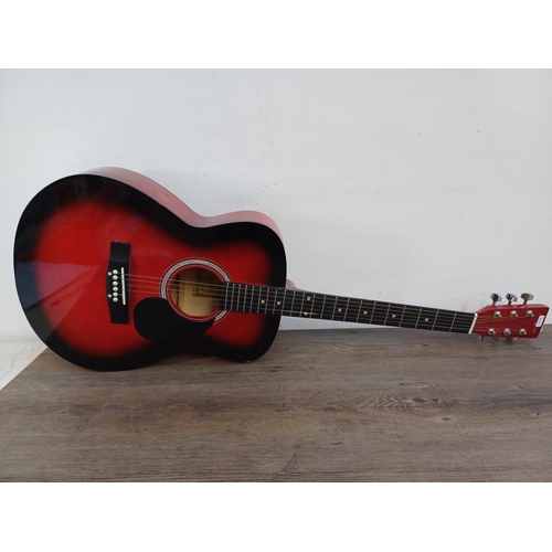 831 - A Martin Smith W-100-RD steel-strung acoustic guitar