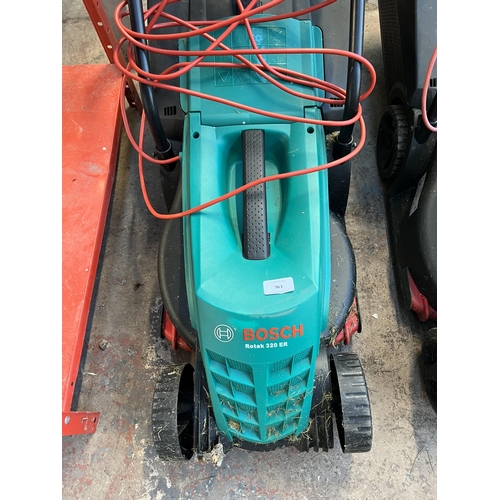 963 - A Bosch Rotak 320ER 240v lawnmower