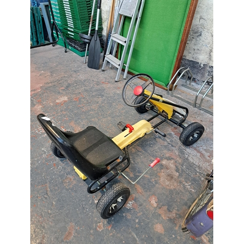 872 - An Original Ket Car pedal go-kart