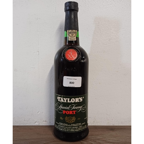 800 - A 75cl bottle of Taylor's Special Tawny Port