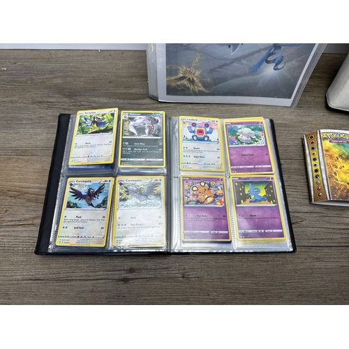 587 - A collection of Pokémon trading cards