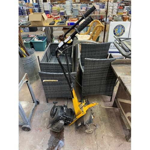 1182 - A JCV Tiller with Briggs & Stratton 375 petrol engine