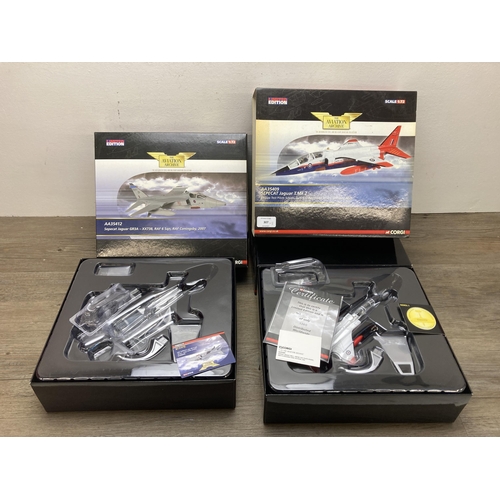 307 - Two boxed Corgi The Aviation Archive limited edition 1:72 scale die-cast models, AA35409 SEPECAT Jag... 