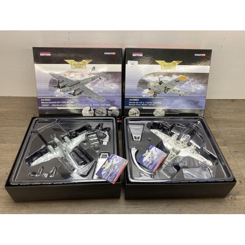 308 - Two boxed Corgi The Aviation Archive limited edition 1:72 scale die-cast models, AA38803 Dornier Do ... 