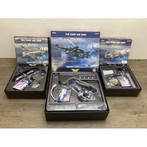 313 - Three boxed Corgi The Aviation Archive The Fleet Air Arm 100th Anniversary limited edition 1:72 scal... 