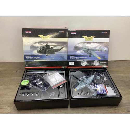 317 - Two boxed Corgi The Aviation Archive limited edition 1:72 scale die-cast models, AA38504 and AA33414