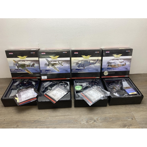 319 - Four boxed Corgi The Aviation Archive limited edition 1:72 scale die-cast models, AA34312, AA37602, ... 