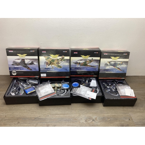 321 - Four boxed Corgi The Aviation Archive limited edition 1:72 scale die-cast models, AA36205, AA32013, ... 