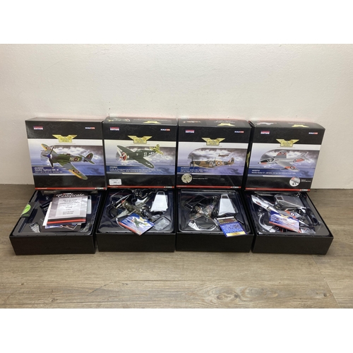 343 - Four boxed Corgi The Aviation Archive limited edition 1:72 scale die-cast models, US33824, AA39204A,... 