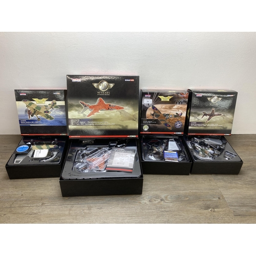 356 - Four boxed Corgi The Aviation Archive limited edition 1:72 scale die-cast models, AA39201, AA36009, ... 