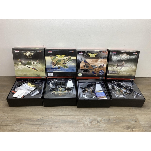 357 - Four boxed Corgi The Aviation Archive limited edition 1:72 scale die-cast models, AA36205, AA39201, ... 