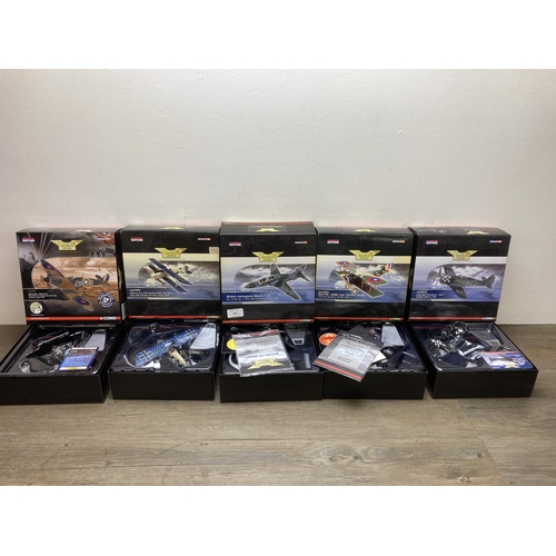 359 - Five boxed Corgi The Aviation Archive limited edition die-cast models, three 1:72 scale, AA36005, AA... 