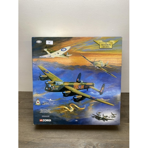 363 - A boxed Corgi The Aviation Archive Battle of Britain Memorial Flight 1:72 scale die-cast model set c... 