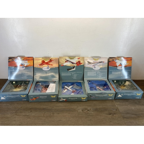 451 - Five boxed Corgi The Aviation Archive Military Air Power limited edition die-cast models, one AA3000... 