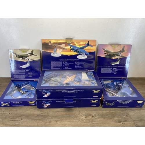 457 - Four boxed Corgi The Aviation Archive World War II limited edition die-cast models, two AA99110 1:72... 