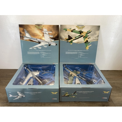 462 - Two boxed Corgi The Aviation Archive Military Air Power Thunder In The Skies limited edition 1:144 s... 