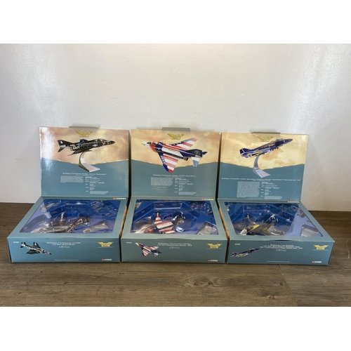 465 - Three boxed Corgi The Aviation Archive Military Air Power 1:72 scale die-cast models, AA33206, AA332... 