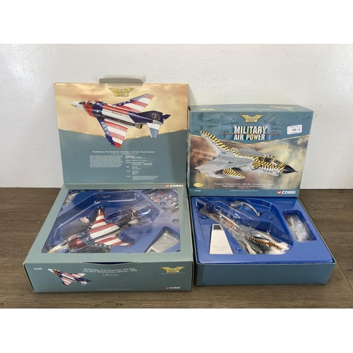 466 - Two boxed Corgi The Aviation Archive Military Air Power 1:72 scale die-cast models, one AA33605 and ... 