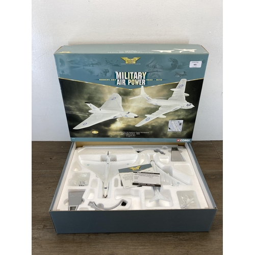 485 - A boxed Corgi The Aviation Archive Military Air Power Modern Era 1945 - 1970 limited edition Avro Vu... 